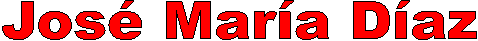 Jos� Mar�a D�az