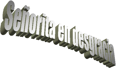 Se�orita en desgracia