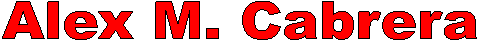 Alex M. Cabrera